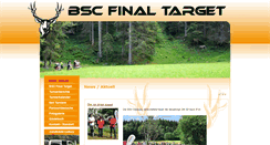 Desktop Screenshot of final-target.at